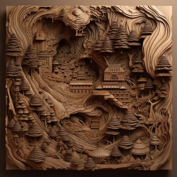 نموذج ثلاثي الأبعاد لآلة CNC 3D Art 